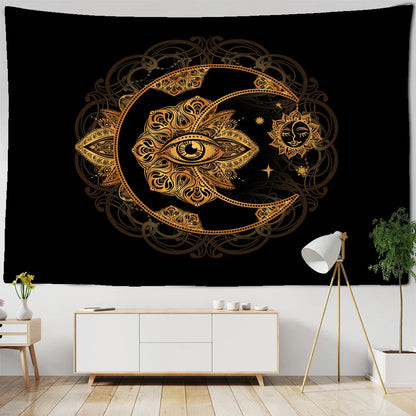 Decobites Psychedelic Eye Tapestry Hippie Wall Hanging for Mysterious Room Decor