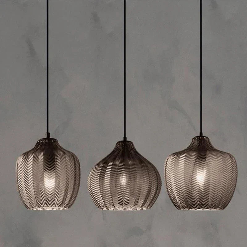 DecorBites™ Glass Pendant Lights: Nordic Style for Restaurant, Kitchen, Dining, Bedroom, Bedside lighting