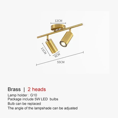 DecorBites™ مصباح سقف LED قابل للتعديل لإضاءة خلفية غرفة الطعام والمطبخ وغرفة النوم