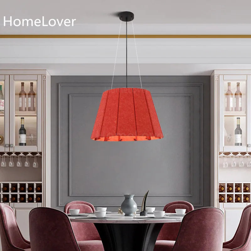 Decorbites™ Echo Gefiltrte Pendelleuchte: Nordischer Stil, kreatives Design, farbiger Lampenschirm, Beleuchtung für Wohnzimmer & Esszimmer