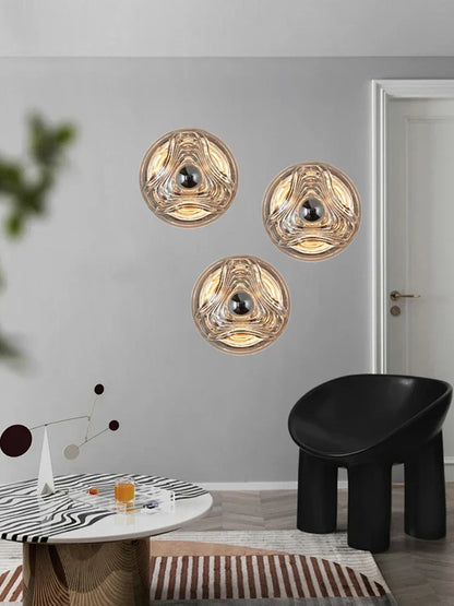 DecorBites™ Designer Glass Wall Lamp Luxury Minimalist Wall Lights