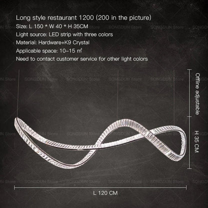 DecorBites™ Crystal Chandelier Luxury Designer Light for Elegant Living Spaces