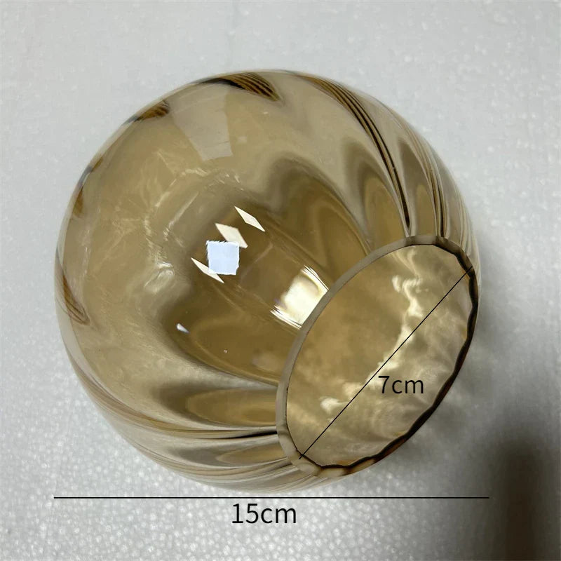 Lámpara colgante de bola de cristal DecorBites™ con detalles decorativos para pared