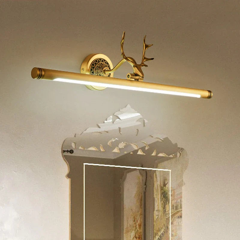 DecorBites™ Antler 8W LED 46CM Mirror Light Sconce لغرفة النوم والحمام