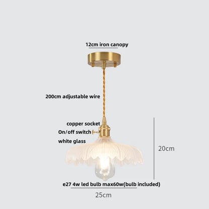 DecorBites™ Green Glass LED Pendant Lights | Nordic Modern Kitchen Hanging Lamp Fixtures