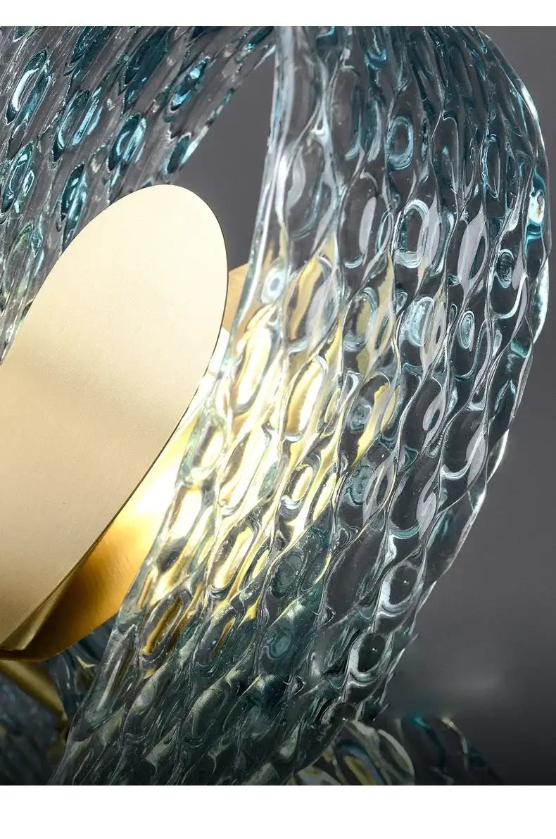 DecorBites™ Blue Glass LED Pendant Lamps - Modern Designer Lighting