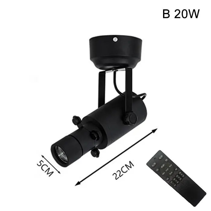 DecorBites™ Dimmable LED Track Light: 20W/30W Spotlight for Museum Art Gallery Exhibition
