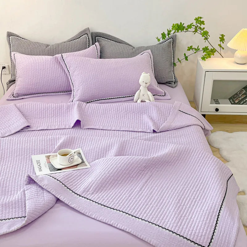 Bubble Yarn Quilted Comforter