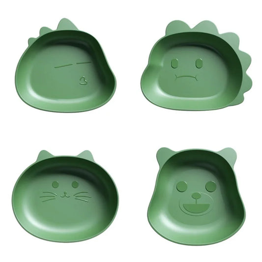 DecorBites™ Bear Shape Fruit Plate Kitchen Tableware Desktop Trash Tray Cute Cartoon Snack Dish