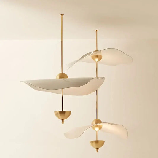 DecorBites™ Lotus Leaf Pendant Lights for Ceiling Staircase Chandelier - Modern LED Hanging Lamps