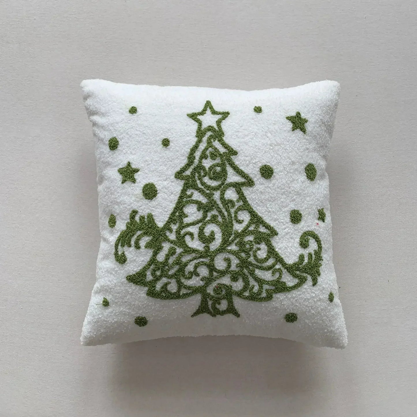 DecorBites™ Christmas Cartoon Embroidered Pillow Covers for Festive Sofa Decor