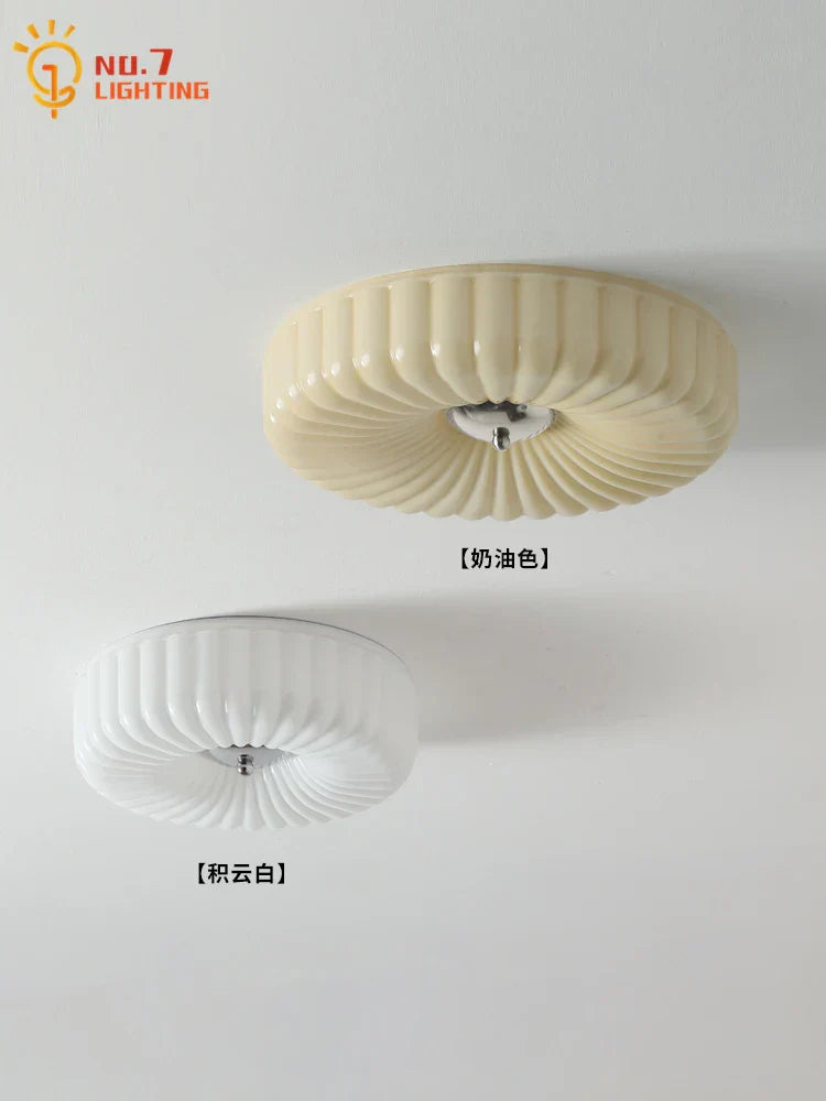 Decorbites™ Cremeglas-Wind-Deckenleuchte Vintage-Design Mittelalterliche Hängelampe