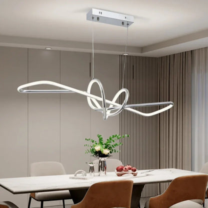 DecorBites™ Gold LED Chandeliers: Modern Kitchen & Restaurant Lighting Fixtures