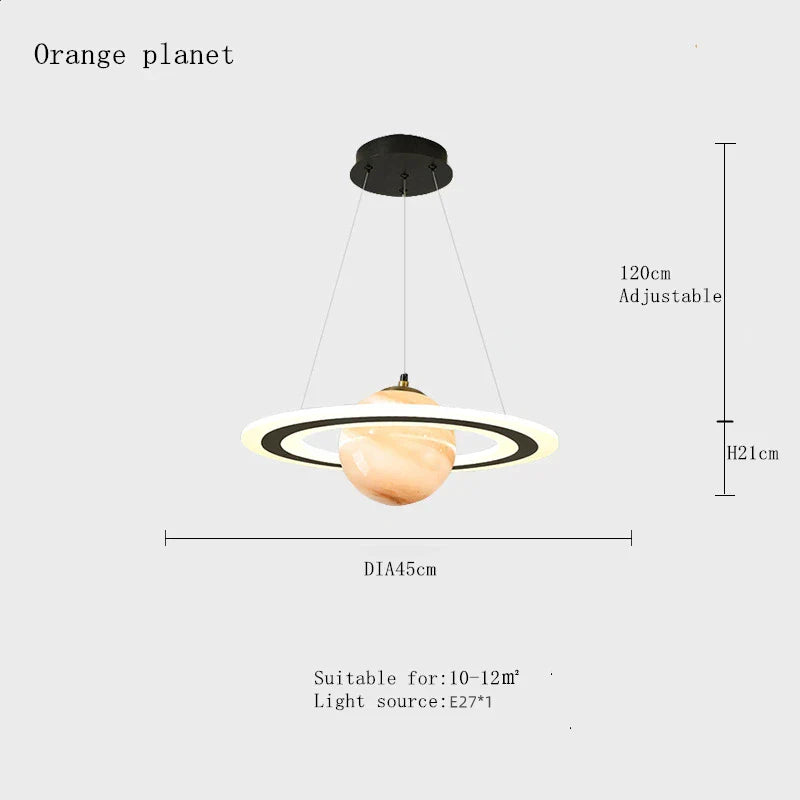Acrylic Planet Pendant Light