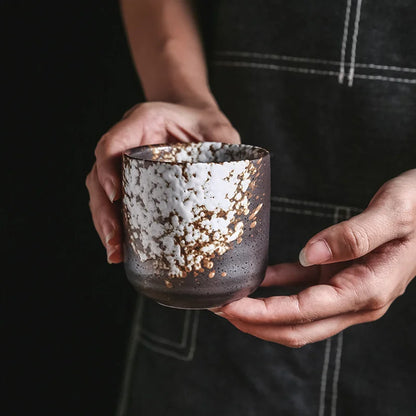 DecorBites™ Coarse Ceramic Tea Cup Set - 250ml Originality Coffee Mug