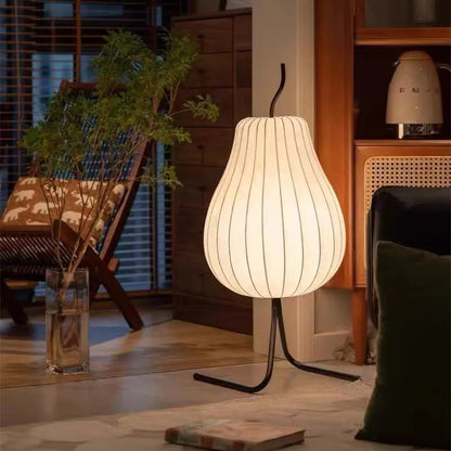 Lámpara de pie LED DecorBites™ con forma de pera para decoración e iluminación del hogar en sala de estar, dormitorio, comedor y estudio.