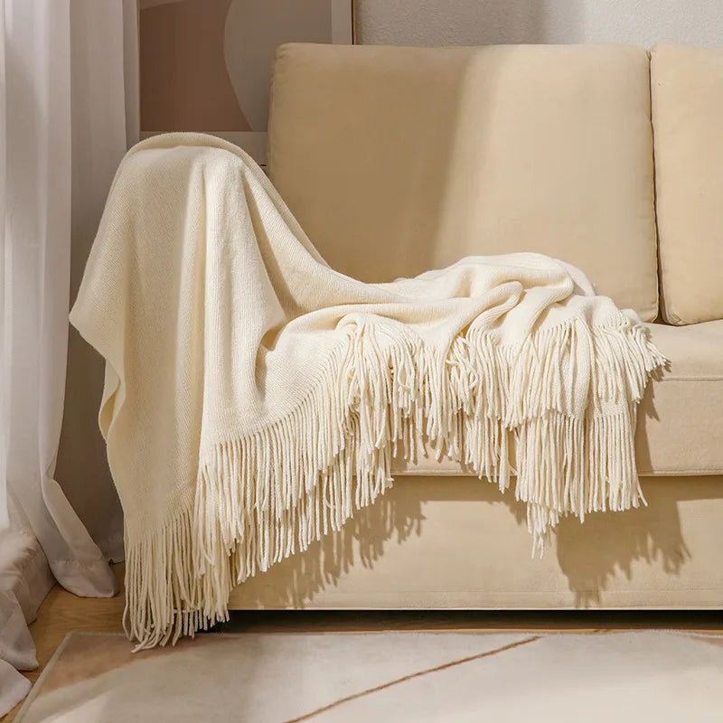 Nordic Wool Sofa Blanket