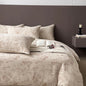 Decobites Linen Cotton Jacquard Bedding Set with Duvet, Sheet, and Pillowcases