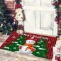 Decobites Christmas Snowman Non-slip Floor Mat