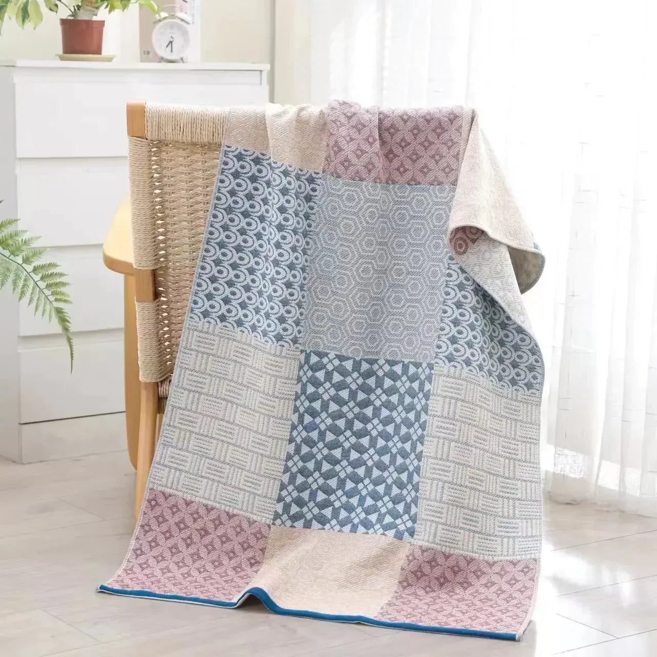 Toalla de baño de algodón DecorBites™ - Suave y de secado rápido - 70 x 140 cm