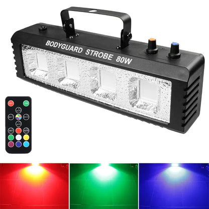 Luces Estroboscópicas LED Decorbites™ con Control Remoto para Iluminación de Escenario de Fiesta