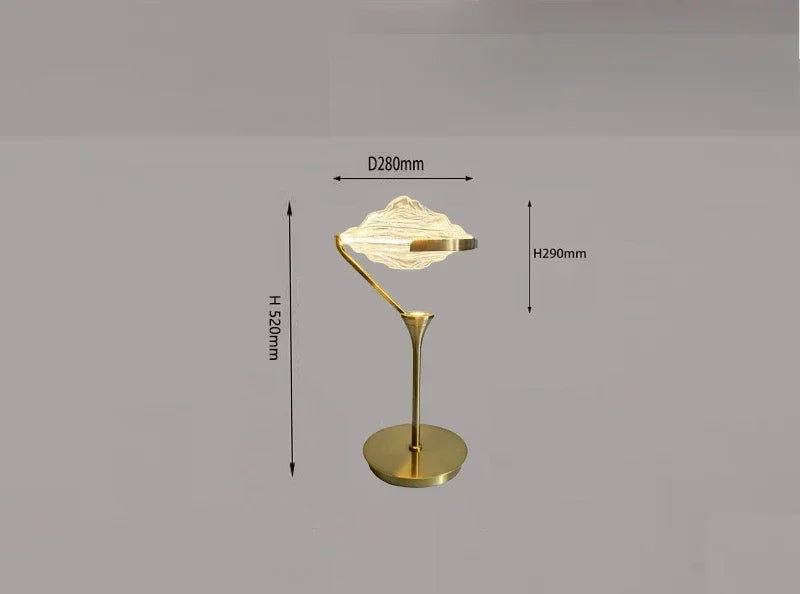 Lámpara colgante LED dorada DecorBites™: Estilo moderno y lujoso para dormitorio, sala de estar y comedor.