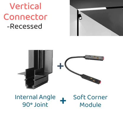DecorBites™ LED Magnetic Track Light Dimmable Bluetooth Control Grille Spot Lighting