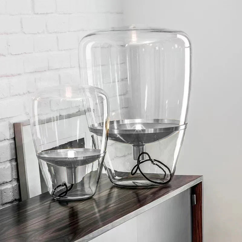 DecorBites™ Glass Table Lamps Indoor Bedside Lamp for Living Room LED Lighting
