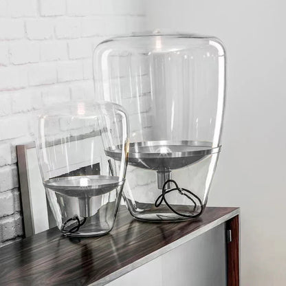 DecorBites™ Glass Table Lamps Indoor Bedside Lamp for Living Room LED Lighting