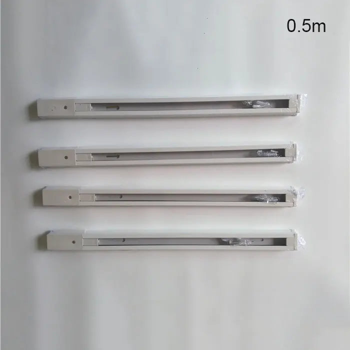 DecorBites™ Ceiling Track Rail Connector Set: Black/White, Straight/Cross, 0.5m/1m, 2-Wire