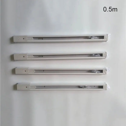 DecorBites™ Ceiling Track Rail Connector Set: Black/White, Straight/Cross, 0.5m/1m, 2-Wire