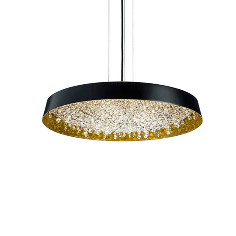 DecorBites™ Clear Crystal Pendant Light Chandelier for Living Room & Bedroom