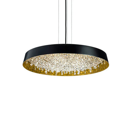 DecorBites™ Clear Crystal Pendant Light Chandelier for Living Room & Bedroom