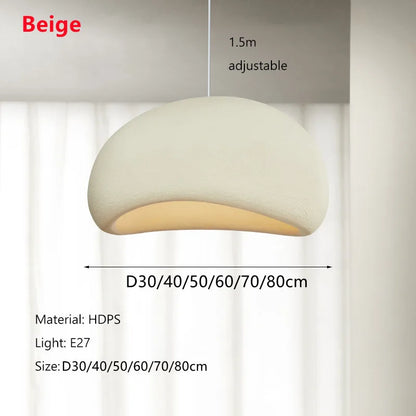 DecorBites™ Handmade Wabi Sabi LED Chandelier Modern Bedroom Lighting Pendant Lamp