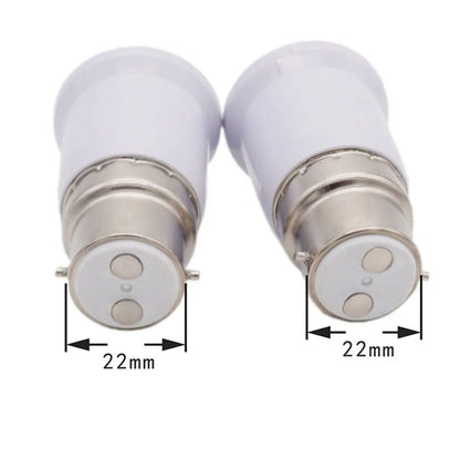 DecorBites™ B22 to E27/E14 to E27 Lamp Base Converter- Home Light Socket Adapter