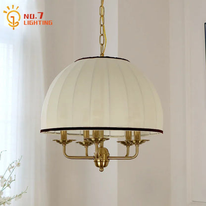 Decorbites™ Creme Neoklassische Pendelleuchte LED E27 Vintage Nordische Hängelampe