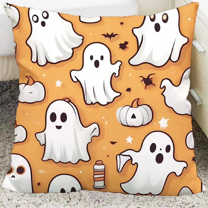 DecorBites™ Halloween Plush Cartoon Pillow for Living Room and Bedroom, Festive Decoration