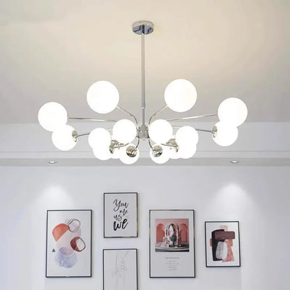 Lámpara de techo LED con bola de cristal DecorBites™ para salón y dormitorio modernos