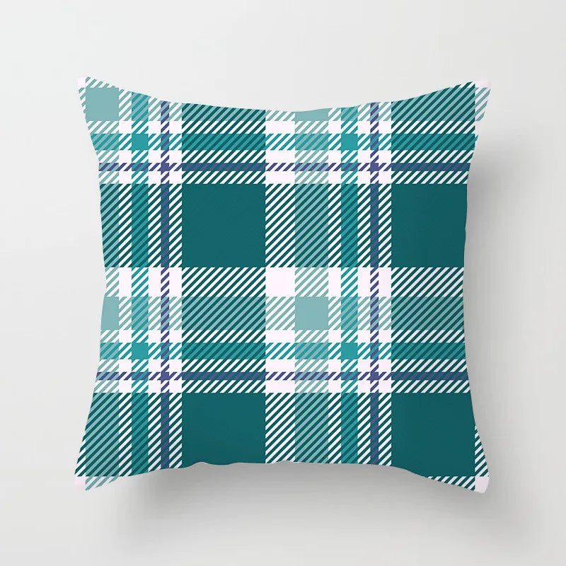 Geometric Leaf Feather Cushions