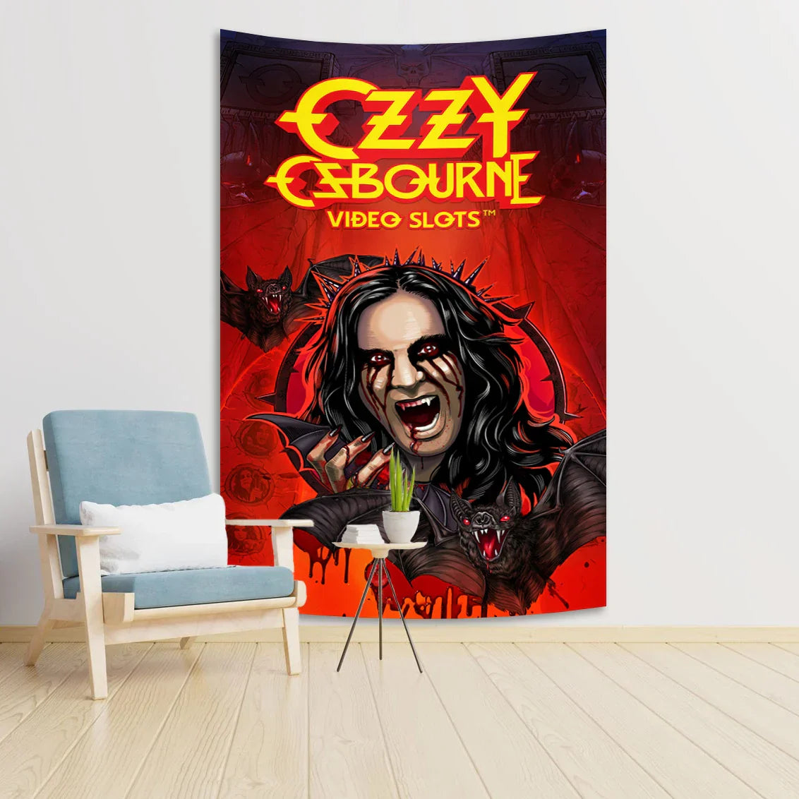 Decobites Osbourne Band Art Tapestry Painting Wall Decor Flag