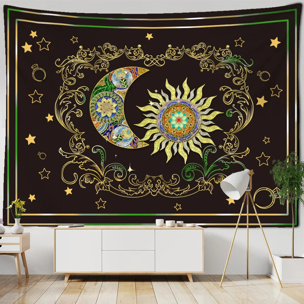 Decobites Tree of Life Tapestry Wall Hanging - Psychedelic Hippie Mandala Home Decor