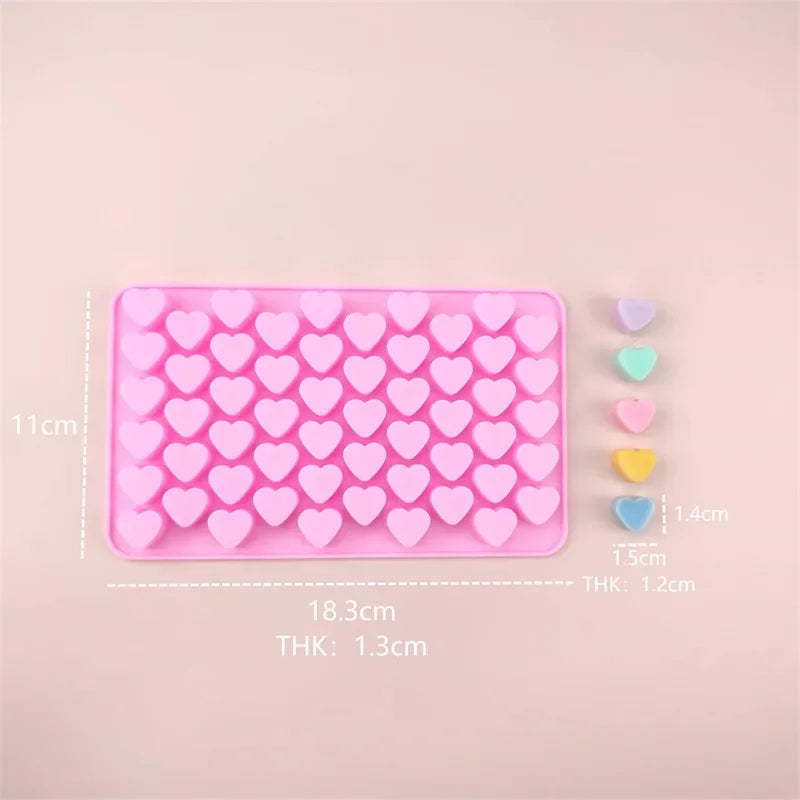 DecorBites™ Heart Silicone Cake Mold for Baking & Decoration