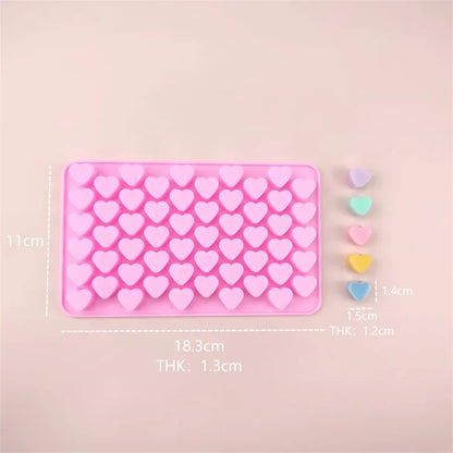 DecorBites™ Heart Silicone Cake Mold for Baking & Decoration