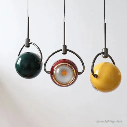 Modern Colorful Aluminum Mini Pendant Light