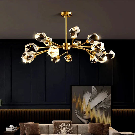 DecorBites™ LED Indoor Chandelier Lighting for Living Room, Bedroom, and Dining Room