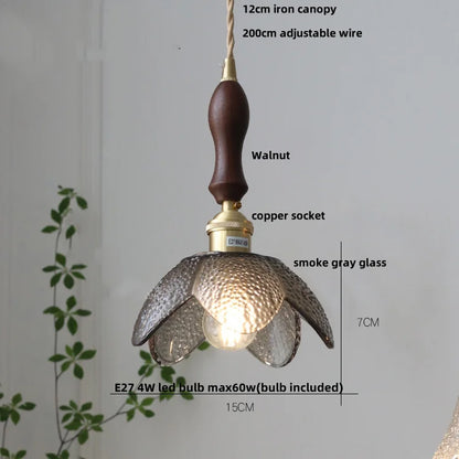 DecorBites™ Clear Glass LED Pendant Lamp for Dining Coffee Restaurantr Aisle - Modern Nordic Design