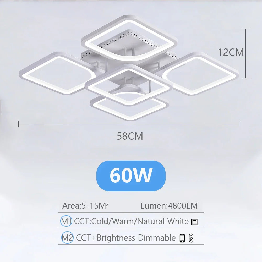 Lámpara de techo LED DecorBites™ con luz regulable para decoración del hogar