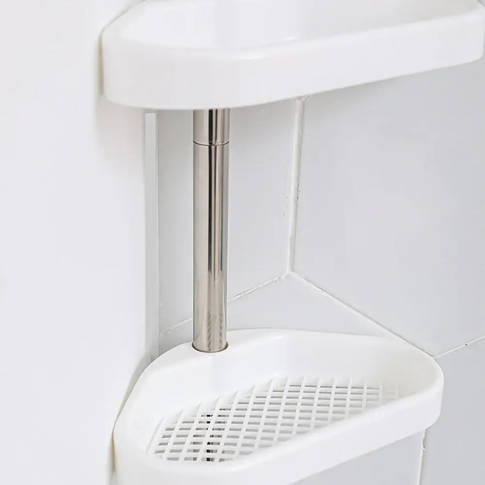 Organizador de ducha telescópico - Acero inoxidable inoxidable