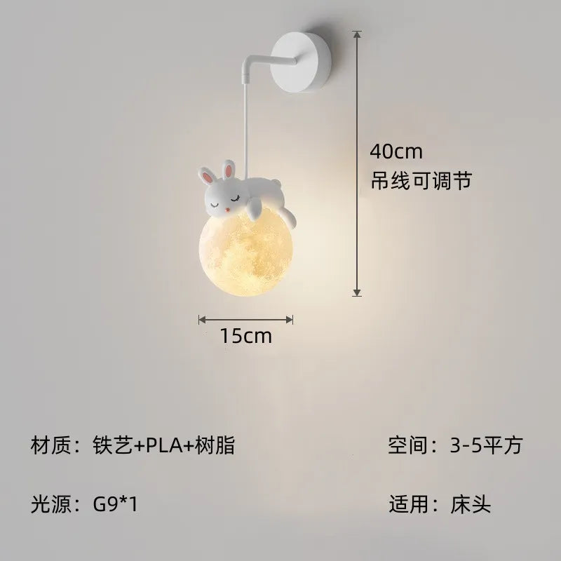 DecorBites™ LED Rabbit Chandelier Pendant Light for Home Decoration Living Room Bedroom