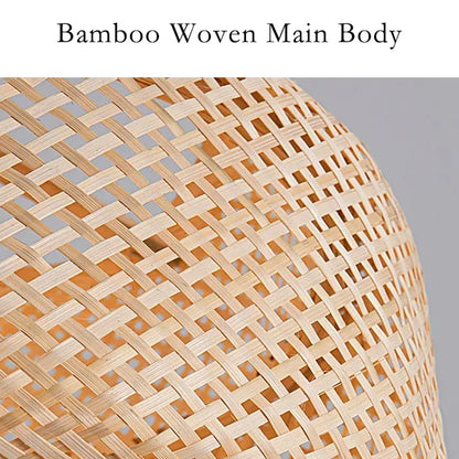 Handwoven Bamboo Lantern Pendant Light 30cm